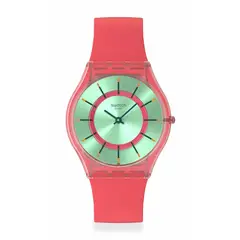 SWATCH - Relojes Unisex MINTY MANGO DREAM. Relojes Silicona Rojo SS08P111