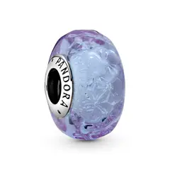 PANDORA - Charm Murano Lavanda Morado Plata Esterlina
