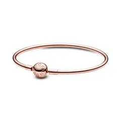PANDORA - Brazalete Moments Recubrimiento en Oro Rosa