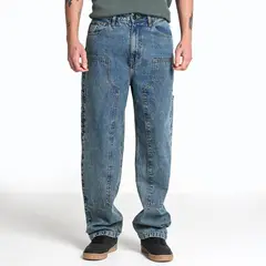 DENIMLAB - Jean 5 Bolsillos Hombre Baggy de Algodón