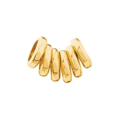 TOUS - Pack de Anillas Hold con baño de oro 18 kt sobre plata