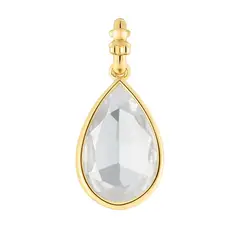 TOUS - Dije pequeño con baño de oro 18 kt sobre plata y cristal de roca Medallions