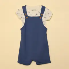 BABY FRESH - Sets Jardinera + camiseta manga corta para Bebé niño en Algodón