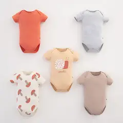 BABY FRESH - Bodies para Unisex bebé Pack de 5 unidades Manga corta de Algodón