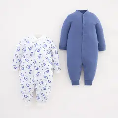 BABY FRESH - Pijamas para Bebé niño Pack de 2 unidades Manga larga de Algodón