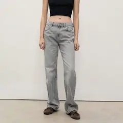 MANGO - Jean Mujer Tiro medio