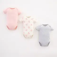 BABY FRESH - Bodies para Bebé niña Pack de 3 unidades de Algodón