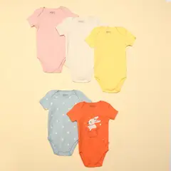 BABY FRESH - Bodies para Bebé niña Pack de 5 unidades de Algodón