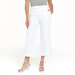 BASEMENT - Pantalón Culotte Mujer Tiro alto