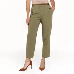 BASEMENT - Pantalón Balloon Mujer Tiro alto