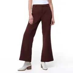 BASEMENT - Pantalón Palazzo Mujer Tiro alto