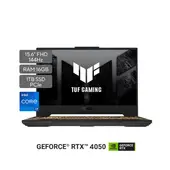 ASUS - Portátil TUF Gaming F15 | GeForce RTX 4050 | Intel Core i7 | 16GB de RAM | 1TG SSD de almacenamiento | Windows 11 | 15.6 Pulgadas | FX507VU-LP180W | Computador portátil Gamer