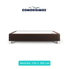 COMODISIMOS - Base Cama Tamaño Semidoble en Madera Essential, 120 x 190 cm