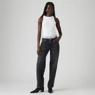 LEVIS - Jean Recto Mujer Tiro Alto 501