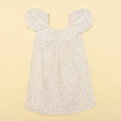 CONIGLIO - Vestido para Niña con Flores Manga corta de Algodón