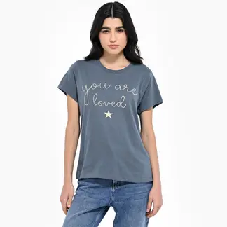 SYBILLA - Camiseta Mujer Manga corta de Algodón