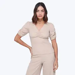 UNIVERSITY CLUB - Blusa Mujer Manga corta