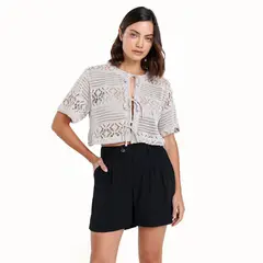 UNIVERSITY CLUB - Blusa Mujer Manga 3/4 de Algodón