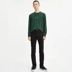 LEVIS - Jean 5 Bolsillos Hombre Skinny 510 de Algodón Largo 32