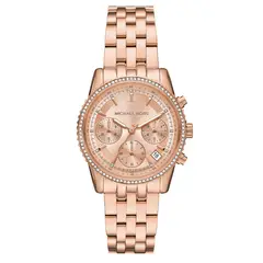 MICHAEL KORS - Reloj Mujer RITZ. Relojes Acero Inoxidable Oro Rosa MK7531