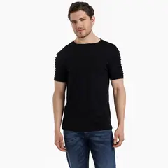 MOSSIMO - Camiseta Hombre Manga larga de Algodón