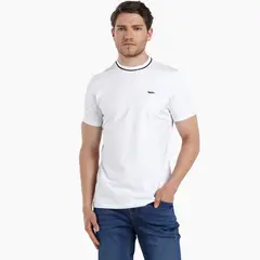 MOSSIMO - Camiseta Hombre Manga larga de Algodón