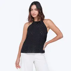 UNIVERSITY CLUB - Blusa Mujer Manga corta de Algodón