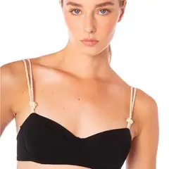 KIBYS - Top de vestido de baño con estampado