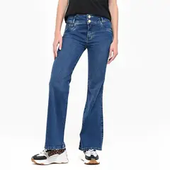 MOSSIMO - Jean Flare Mujer Tiro medio