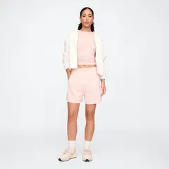 GAP - Short Mujer Tiro alto de Algodón