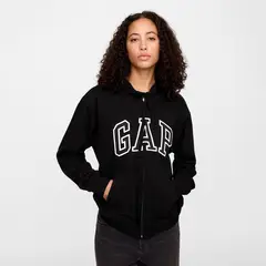 GAP - Hoodie Mujer con Logo de Algodón