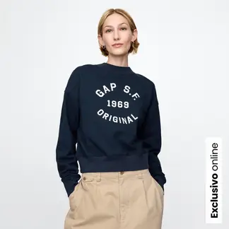 GAP - Saco Mujer con Estampado de Algodón