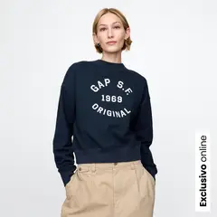GAP - Saco Mujer con Estampado de Algodón