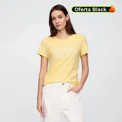 GAP - Camisa Mujer con Estampado Manga corta