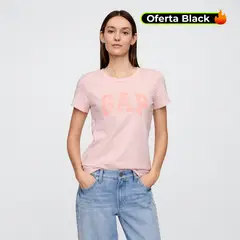 GAP - Camisa Mujer con Estampado Manga corta