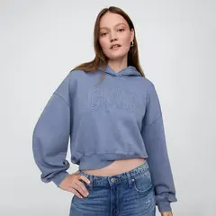 GAP - Hoodie Mujer con Logo de Algodón