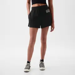 GAP - Short Mujer Tiro alto con Logo de Algodón