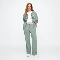 GAP - Pantalón para Mujer Tiro medio Logo