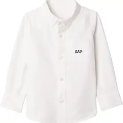 GAP - Camisa Bebé niño Con Logo Manga larga Algodón