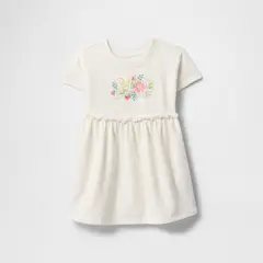 GAP - Vestido Bebé niña Con Logo Manga corta Algodón