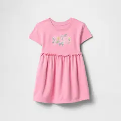 GAP - Vestido Bebé niña Con Logo Manga corta Algodón