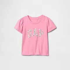 GAP - Camiseta Bebé niña Con Logo Manga corta Algodón