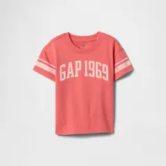 GAP - Camiseta Bebé niña Con Logo Manga corta Algodón