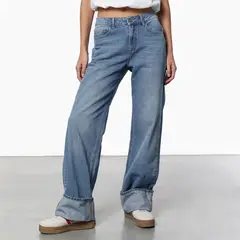 DENIMLAB - Jean Recto Mujer Tiro medio