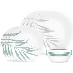 CORELLE - Vajilla Corelle: Solar Print 4 puestos 12 piezas