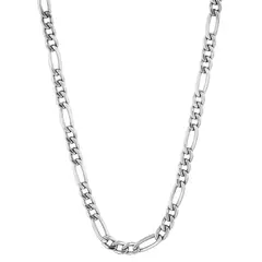 TOUS - Collar corto cadena barbada de plata envejecida Man