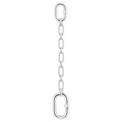 TOUS - Dije cadena de plata y anilla Hold Oval