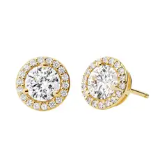 MICHAEL KORS - Aretes Mujer. Aretes Plata esterlina Dorado MKC1035AN710