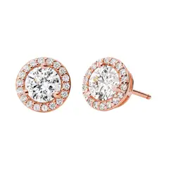 MICHAEL KORS - Aretes Mujer. Aretes Plata esterlina Oro Rosa MKC1035AN791