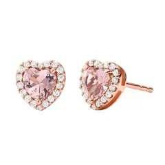MICHAEL KORS - Aretes Mujer. Aretes Plata esterlina Oro Rosa MKC1519A2791